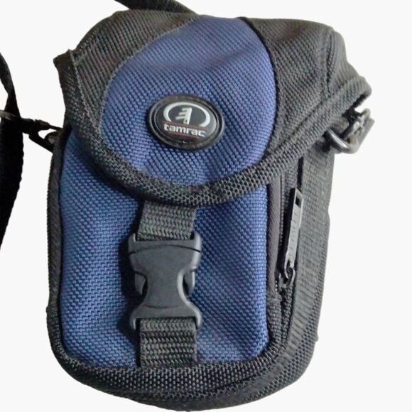 Tamrac Other - Tamrac Soft Camera Case Blue  Black Adjustable Strap 5691